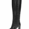 Women's Knee Length Boots Black Pointed Toe High Heel Boots 1 Women's Knee Length Boots Black Pointed Toe High Heel Boots -UK Winter Shoes Sales 2023 202208091333062571752
