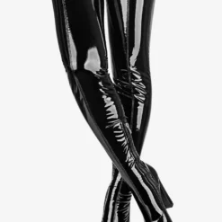 Women's Chunky Heel PU Leather Thigh High Boots -UK Winter Shoes Sales 2023 202210111432296684060