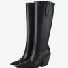 Women's Casual Chunky Heel Knee High Boots -UK Winter Shoes Sales 2023 202210121518308796325