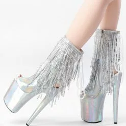 Sexy High Heel Boots Peep Toe Lace Up Printed Stiletto Heel Rave Club Silver Thigh High Boots Over The Knee Boots -UK Winter Shoes Sales 2023 202210261759267493851