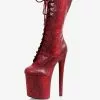 Women Sexy Boots Peep Toe Lace Up Stripes Stiletto Heel Rave Club Burgundy Thigh High Boots Over The Knee Boots 2 Women Sexy Boots Peep Toe Lace Up Stripes Stiletto Heel Rave Club Burgundy Thigh High Boots Over The Knee Boots -UK Winter Shoes Sales 2023 202210261759304145453