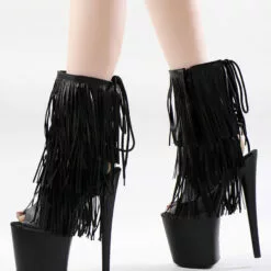 Women Sexy Boots Peep Toe Lace Up Chains Stripes Stiletto Heel Rave Club Thigh High Boots Over The Knee Boots Black 11 Women Sexy Boots Peep Toe Lace Up Chains Stripes Stiletto Heel Rave Club Thigh High Boots Over The Knee Boots Black -UK Winter Shoes Sales 2023 202210261759307284672