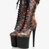 Women Sexy Boots Peep Toe Lace Up Polka Dot Stiletto Heel Rave Club Black Thigh High Boots Over The Knee Boots 1 Women Sexy Boots Peep Toe Lace Up Polka Dot Stiletto Heel Rave Club Black Thigh High Boots Over The Knee Boots -UK Winter Shoes Sales 2023 202210261759340018868