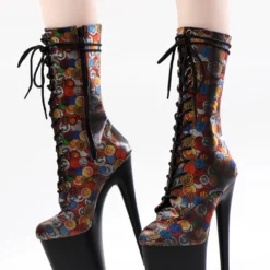 Women Sexy Boots Peep Toe Lace Up Polka Dot Stiletto Heel Rave Club Black Thigh High Boots Over The Knee Boots 10 Women Sexy Boots Peep Toe Lace Up Polka Dot Stiletto Heel Rave Club Black Thigh High Boots Over The Knee Boots -UK Winter Shoes Sales 2023 202210261759349448061