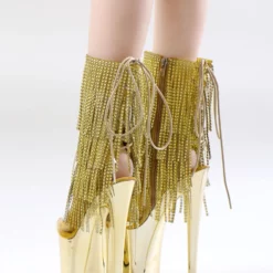 Women Sexy Boots Peep Toe Lace Up Printed Stiletto Heel Rave Club Gold Thigh High Boots Over The Knee Boots -UK Winter Shoes Sales 2023 202210261759437928463