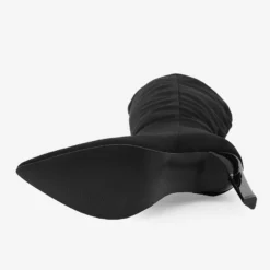 Black Knee High Boots Women Pointed Toe Stiletto Heel Knee Length Boots 17 Black Knee High Boots Women Pointed Toe Stiletto Heel Knee Length Boots -UK Winter Shoes Sales 2023 202211181707330821123