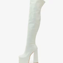 Black Over The Knee Boots Women Platform Chunky Heel Thigh High Boots 17 Black Over The Knee Boots Women Platform Chunky Heel Thigh High Boots -UK Winter Shoes Sales 2023 202211181707478558739