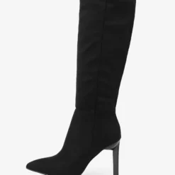Black Knee High Boots Women Pointed Toe Stiletto Heel Knee Length Boots 13 Black Knee High Boots Women Pointed Toe Stiletto Heel Knee Length Boots -UK Winter Shoes Sales 2023 20221118170754482559