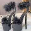 Black Pleaser Boots Sexy High Heel Platfrom Faux Feather Detail Pole Dance Shoes 1 Black Pleaser Boots Sexy High Heel Platfrom Faux Feather Detail Pole Dance Shoes -UK Winter Shoes Sales 2023 202212071831376979177
