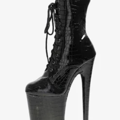 Sexy High Heel Boots Round Toe Lace Up Buckle Artwork Stiletto Heel Ball Thigh High Boots Black Over The Knee Boots 8 Sexy High Heel Boots Round Toe Lace Up Buckle Artwork Stiletto Heel Ball Thigh High Boots Black Over The Knee Boots -UK Winter Shoes Sales 2023 202303061322382677489