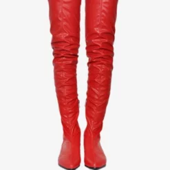 Thigh High Boots Womens Solid Color Pointed Toe Puppy Heel Winter Boots -UK Winter Shoes Sales 2023 23ea940c a9a2 45af affe a44a9bbbf57f