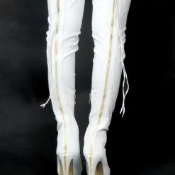 Thigh High Boots High Heel Women's Black Leather Back Zipper Sexy Boots Over The Knee Party Shoes -UK Winter Shoes Sales 2023 243f07cb 1ac4 4207 b197 ba36cbc7d063