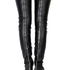 Thigh High Boots Womens Solid Color Pointed Toe Puppy Heel Winter Boots -UK Winter Shoes Sales 2023 2d1ce91b 9e2d 45f6 afb8 e72019f6783e