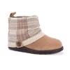 MUK LUKS Patti Women's Ankle Boots -UK Winter Shoes Sales 2023 3772478 Beige