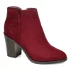 Journee Collection Jessica Women's Ankle Boots -UK Winter Shoes Sales 2023 3848041 Burgundy