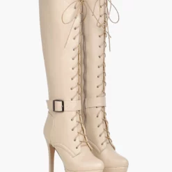 Platform Knee High Boots Womens Patent Lace Up Round Toe Stiletto Heel Winter Boots 15 Platform Knee High Boots Womens Patent Lace Up Round Toe Stiletto Heel Winter Boots -UK Winter Shoes Sales 2023 443441df f79a 4776 9b2b 60889aa7c8c5