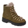 Journee Collection Trail Women's Ankle Boots -UK Winter Shoes Sales 2023 4554819 Olive