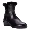 Propet Waylynn Women's Faux-Fur Ankle Boots -UK Winter Shoes Sales 2023 4675327 Black