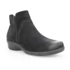 Propet Waverly Women's Leather Ankle Boots 2 Propet Waverly Women's Leather Ankle Boots -UK Winter Shoes Sales 2023 4675335 Black Suede