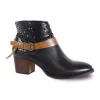 Yoki Debra 51 Women's Western Ankle Boots -UK Winter Shoes Sales 2023 4791020 Black