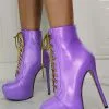 Mens Sexy Boots Round Toe Stiletto Heel Purple Thigh High Boots Sexy Shoes Plus Size Shoes -UK Winter Shoes Sales 2023 4b115393 5e80 4199 ac18 f2f32ded9d0e