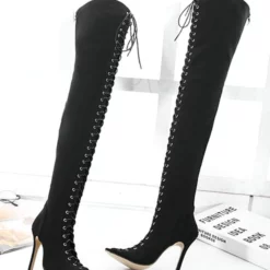 Thigh High Boots Womens Nubuck Lace Up Peep Toe Stiletto Heel Over The Knee Boots 13 Thigh High Boots Womens Nubuck Lace Up Peep Toe Stiletto Heel Over The Knee Boots -UK Winter Shoes Sales 2023 51177b36 0bff 4442 be76 d24f33cf8dee