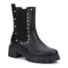 Olivia Miller Samantha Women's Studded Ankle Boots -UK Winter Shoes Sales 2023 5290866 Black