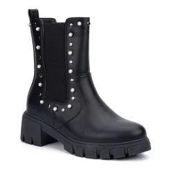 Olivia Miller Samantha Women's Studded Ankle Boots