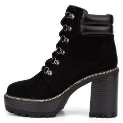 Olivia Miller Alice Women's Block Heel Ankle Boots -UK Winter Shoes Sales 2023 5291073 ALT2