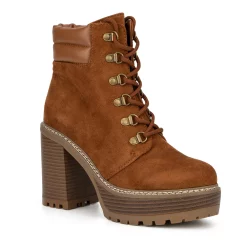 Olivia Miller Alice Women's Block Heel Ankle Boots