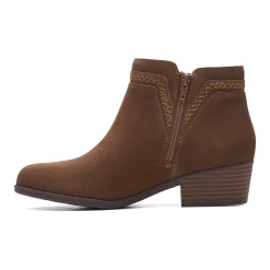 Clarks® Adreena Ease Women's Suede Ankle Boots -UK Winter Shoes Sales 2023 5316543 ALT2