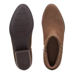 Clarks® Adreena Ease Women's Suede Ankle Boots -UK Winter Shoes Sales 2023 5316543 ALT3