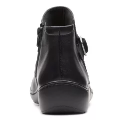 Clarks® Cora Rouched Women's Leather Ankle Boots 11 Clarks® Cora Rouched Women's Leather Ankle Boots -UK Winter Shoes Sales 2023 5466159 ALT4