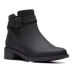 Clarks® Maye Strap Women's Leather Ankle Boots