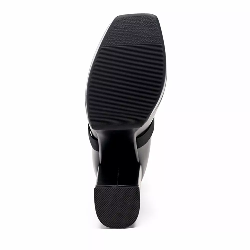 London Rag Boomer Women's Block Heel Ankle Boots 6 London Rag Boomer Women's Block Heel Ankle Boots - Image 4