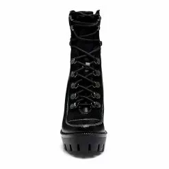 London Rag Yeti Women's Block Heel Ankle Boots -UK Winter Shoes Sales 2023 5743859 ALT5