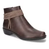 Fernanda By Easy Street Women's Western Ankle Boots -UK Winter Shoes Sales 2023 5840457 Brown