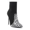 London Rag Teagan Women's Heeled Ankle Boots -UK Winter Shoes Sales 2023 5874410 Zebra