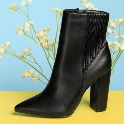 Qupid Signal Women's Heeled Ankle Boots -UK Winter Shoes Sales 2023 5876855 ALT4