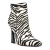 Nine West Torrie Women's Heeled Ankle Boots -UK Winter Shoes Sales 2023 5904093 Zebra