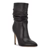 Nine West Jenn Women's Leather Ankle Boots -UK Winter Shoes Sales 2023 5904536 Black Leather