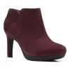 Clarks® Ambyr Gem Women's Ankle Boots -UK Winter Shoes Sales 2023 5925723 Burgundy
