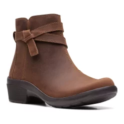 Clarks® Angie Spice Women's Leather Ankle Boots
