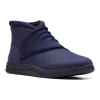 Clarks® Cloudsteppers Breeze Dusk Women's Ankle Boots -UK Winter Shoes Sales 2023 5925729 Navy
