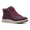 Clarks® Cloudsteppers Breeze Glide Women's Ankle Boots -UK Winter Shoes Sales 2023 5925730 Burgundy