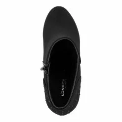 London Fog Bennet Women's Heeled Ankle Boots -UK Winter Shoes Sales 2023 5945479 ALT4