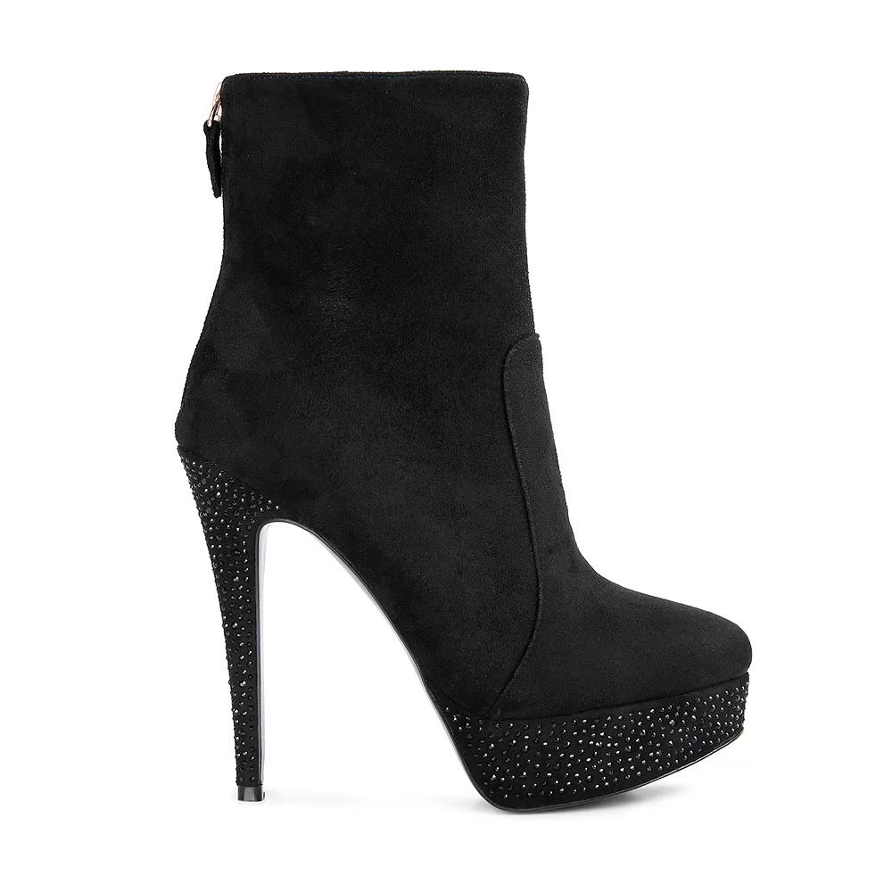 London Rag Espiree Women's Platform Ankle Boots 4 London Rag Espiree Women's Platform Ankle Boots - Image 2