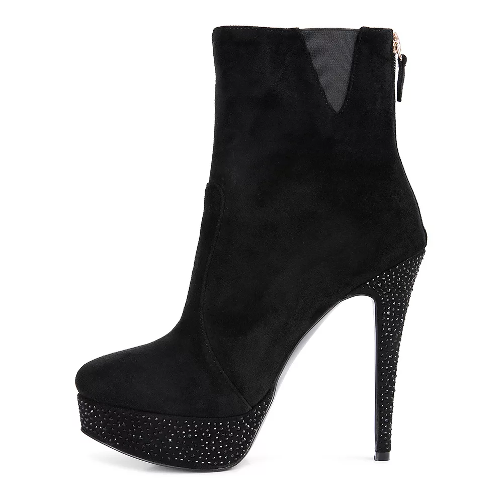London Rag Espiree Women's Platform Ankle Boots 5 London Rag Espiree Women's Platform Ankle Boots - Image 3