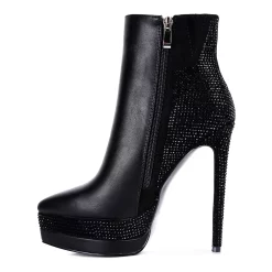 London Rag Encanto Diamante Women's Heeled Ankle Boots 10 London Rag Encanto Diamante Women's Heeled Ankle Boots -UK Winter Shoes Sales 2023 5947401 ALT2