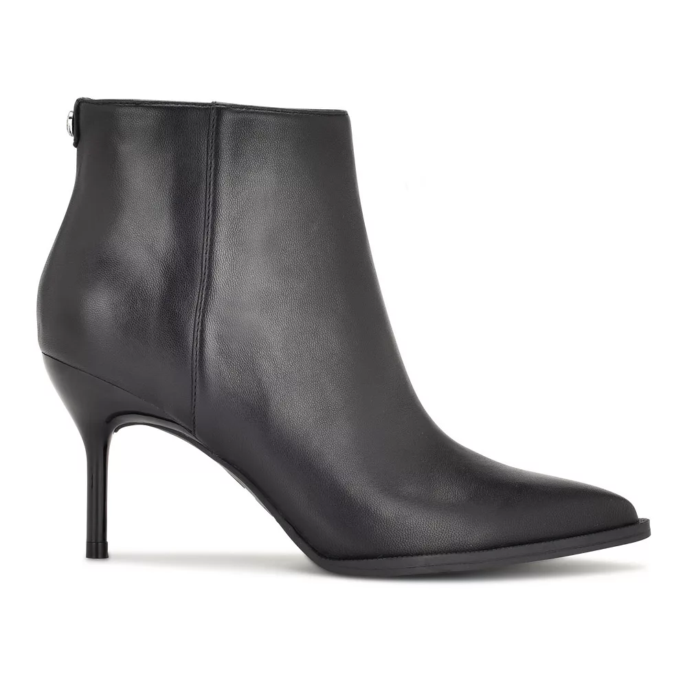Nine West Jacks 9x9 Women's Leather Ankle Boots 4 Nine West Jacks 9x9 Women's Leather Ankle Boots - Image 2